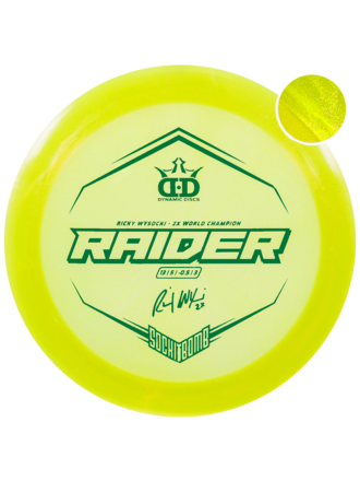 Dynamic Discs Dynamic Lucid Ice Glimmer RAIDER (Wysocki 2x) Dist. Disc (13,5,-0.5,3)