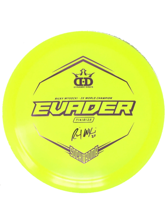 Dynamic Discs Dynamic Lucid EVADER (Wysocki 2x) Fair. Disc (7,4,0,2.5)