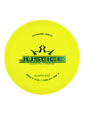 Dynamic Discs Dynamic Lucid JUSTICE Mid. Disc (5,1,0.5,4)