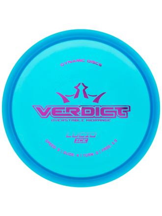 Dynamic Discs Dynamic Lucid Ice VERDICT Putt. Disc (5,4,0,3.5)