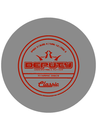 Dynamic Discs Dynamic Classic Soft DEPUTY Putt. Disc (3,4,-1.5,0)