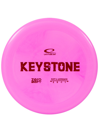 Dynamic Discs Lat. 64 Zero Soft KEYSTONE Putt. Disc (2,5,-1,1)
