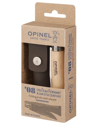 Opinel Opinel No.8 Stainless Knife with Sheath