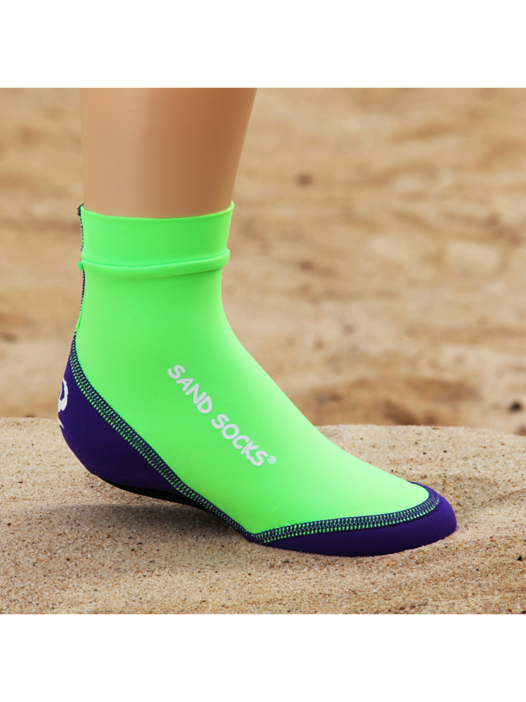 Vincere Sand Socks Ankle Race Sock Black SOAR Running Beach
