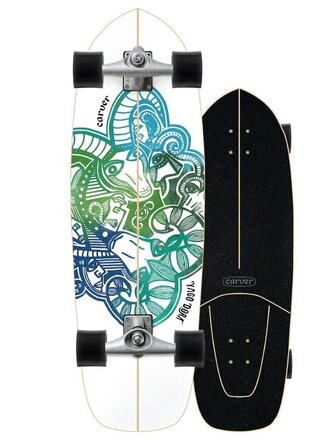 Carver Skateboards Carver Surfskate Yago Skinny Goat 30.75" x 9.75" - CX Raw trucks