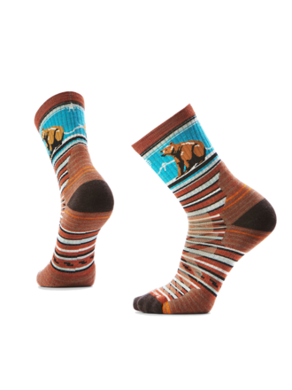 Smartwool Smartwool HIKE Targeted Cushion Mid Crew - Bear Stripe
