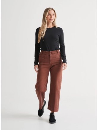 Duer Duer Women's LuxTwill High Rise Trouser