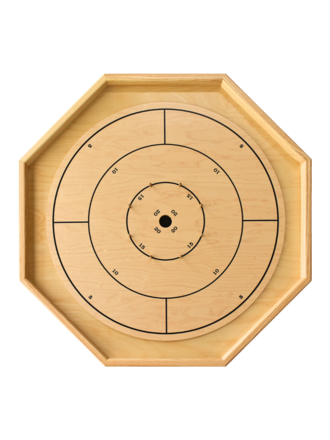 Crokinole Canada Gold Standard - Traditional Octagon Crokinole Board