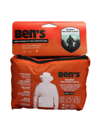 Ben's Bens Invisinet Bug Net Jacket & Mitts