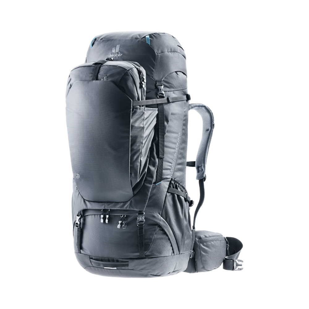 deuter aviant voyager 65+10 l backpack 65 10 adjustable and equipped with internal and external zippered pockets for small items deuter Rucksack VOYAGER 65+10 SL
