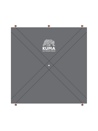 Kuma KUMA Bear Den Gazebo Privacy Panel - Tall