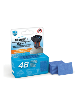 Thermacell Thermacell Backpacker Mosquito Repeller Refill Mats - 48hrs (12pk)