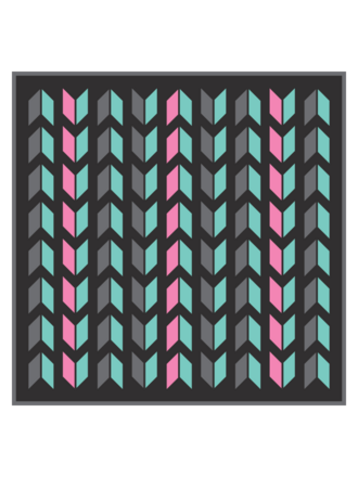 Kuma KUMA Chevron Boho Outdoor Mat 9'x9'