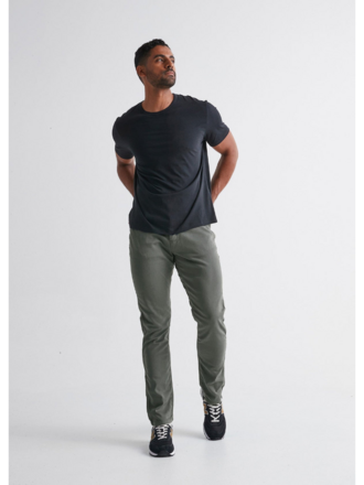 Duer Duer Men's No Sweat Pant Athletic Taper - Gull
