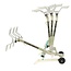 Single Trail Rack EZ RFS - 5 Bike Tilting - Raw Zinc