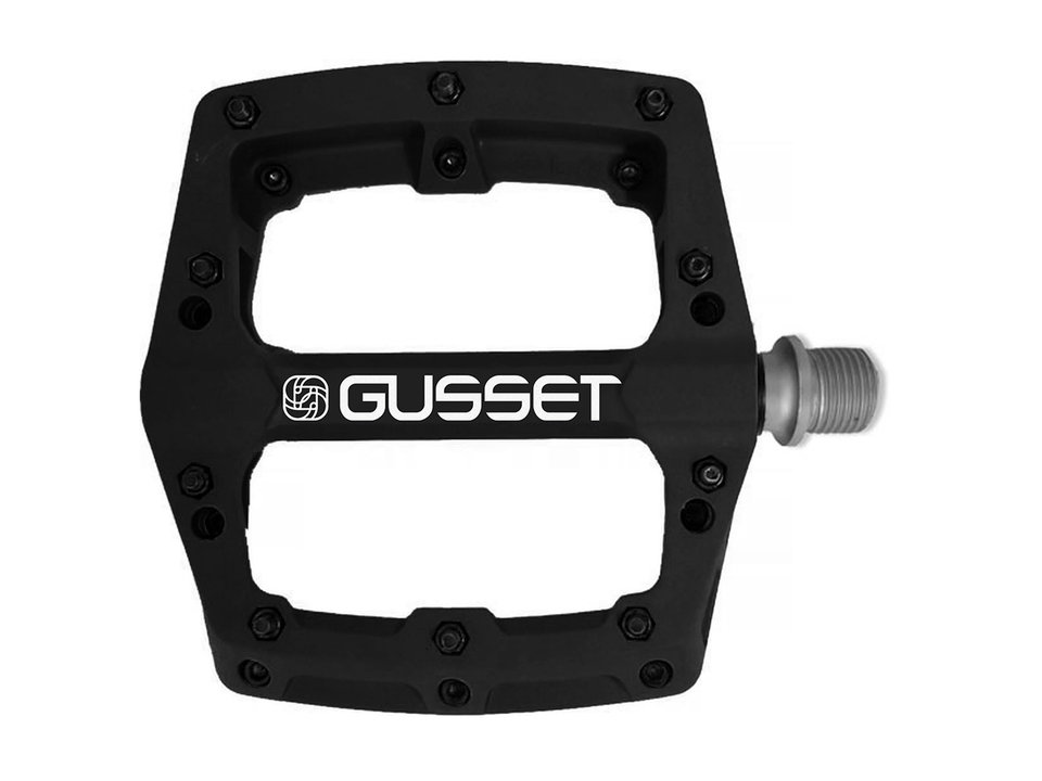 Gusset Gusset Slim Jim Nylon Pedals - Black