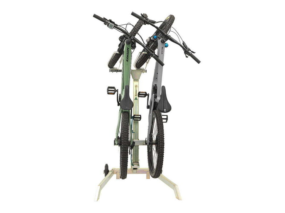 Single Trail Single Trail Rack EZ RFS - 2 Bike Tilting - Black Textured Powder Coat