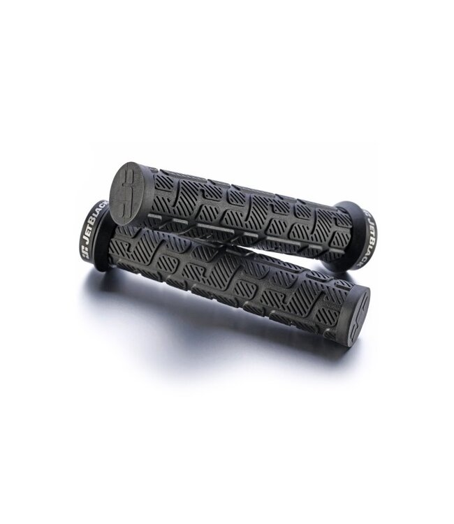 JetBlack Rip Single Sided Lock On Grips Black/Black