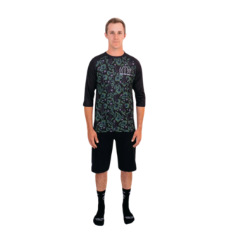 Huck The World HTW 3/4 Sleeve Jersey "Black Panther"