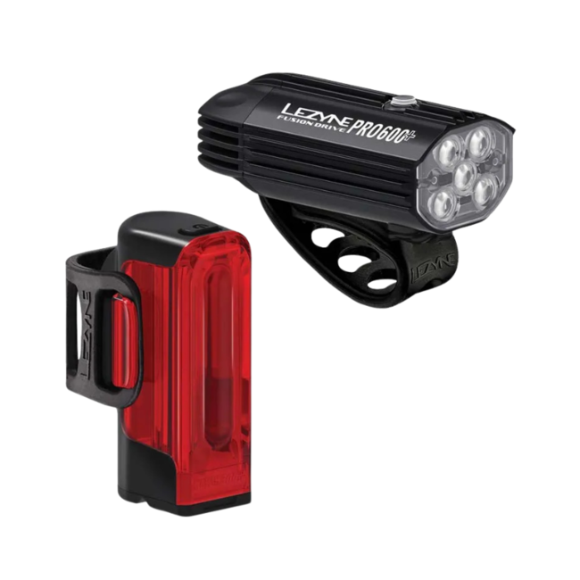 Lezyne Fusion Drive Pro 600+/Strip Drive 300+ rear Light set