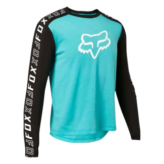 FOX Head Apparel Fox Youth Ranger Dri-Release Long Sleeve Jersey 2021 Teal Medium