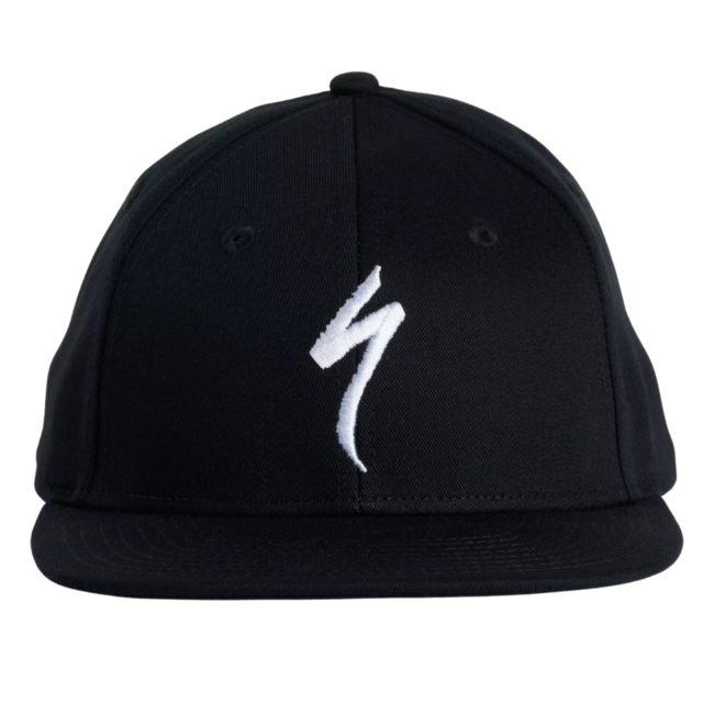 Specialized Flat Brim Hat Black/While OSFA