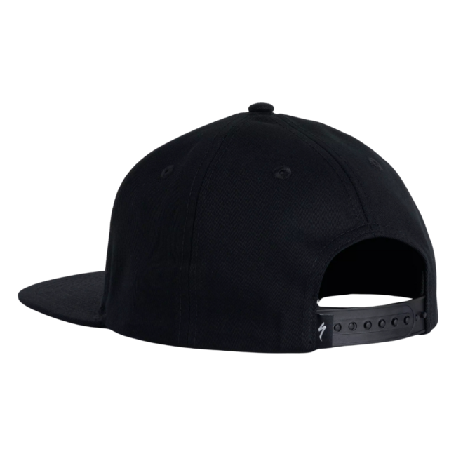 Specialized Flat Brim Hat Black/While OSFA