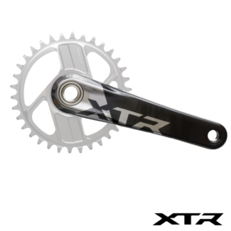 Shimano Shimano XTR Enduro FC-M9220 Crankset (Black) (1 x 12 Speed) (w/o Chainring)