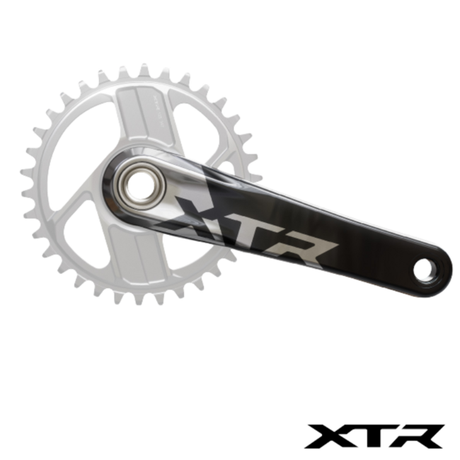 Shimano XTR Enduro FC-M9220 Crankset (Black) (1 x 12 Speed) (w/o Chainring)