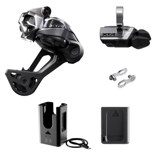 Shimano GP-M9250 Di2 Drivetrain Kit XTR TD-M9250-SGS, BT-DN320, EC-DN100, SW-M9250R Clamp Band