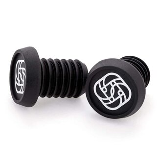 Gusset Gussett BMX Push In Plugs Black