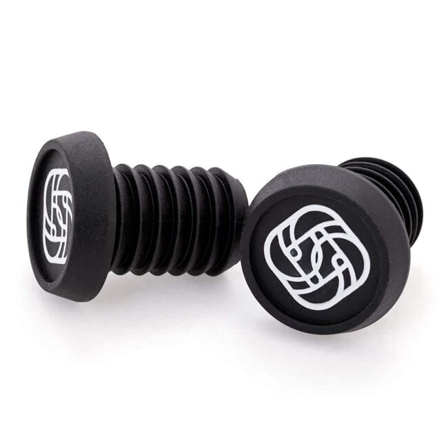 Gussett BMX Push In Plugs Black