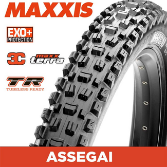 Maxxis MAXXIS Assegai - 27.5 X 2.60 WT - Folding TR - EXO+ 60TPI - 3C MaxxTerra - Black