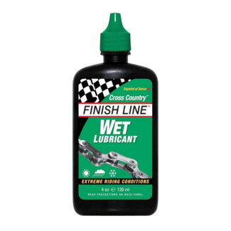 Finish Line WET Lube - 4oz Drip Squeeze Bottle