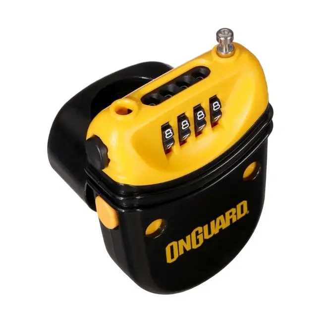 OnGuard 8299 Scooby Roller Lock - 4-Digit Mini Retractable Combo - 90cm X 2.8mm