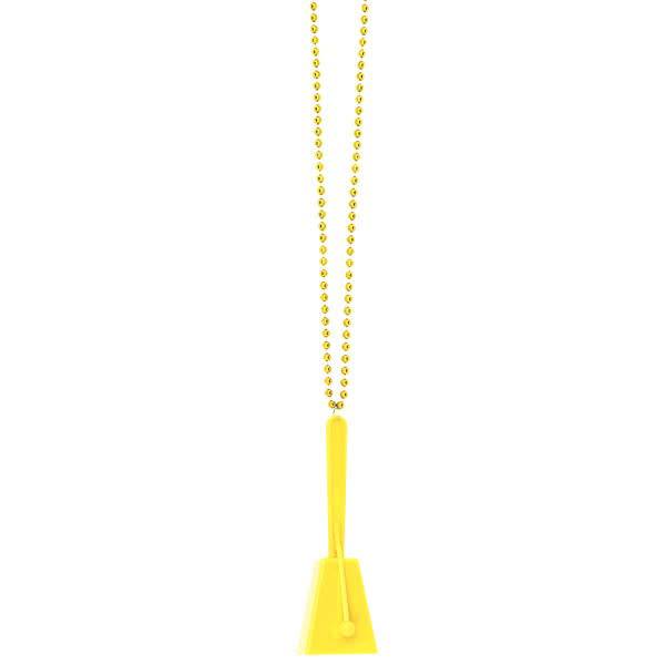 Yellow Clacker Necklace