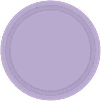 Lavender Paper Plates, 7" 20ct