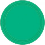 Festive Green Paper Plates, 7" 20ct