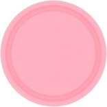 New Pink Paper Plates, 9"