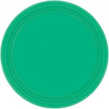 Festive Green Paper Plates, 9"