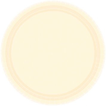Vanilla Crème Paper Plates, 9"