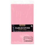 New Pink Rectangular Plastic Table Cover, 54" x 108"
