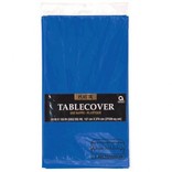 Royal Blue Plastic Table Cover, rectangular 54"x108"