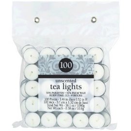 Tealights - Unscented Candles