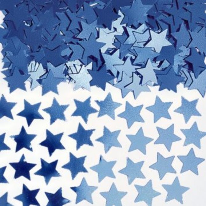 Blue Mini Stars Confetti