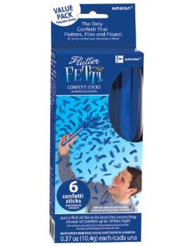 Blue Flutter Fetti-6ct