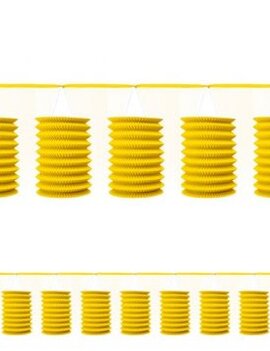 Yellow Sunshine Paper Lantern Garland 12'