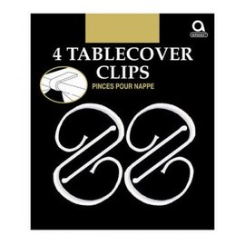 Plastic Table Cover Clips, 4ct