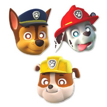 Paw Patrol™ Paper Masks 8ct.