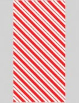 Candycane Treat Sack Sm. Paper Bag Candycane Treat Sack Sm. Paper Bag